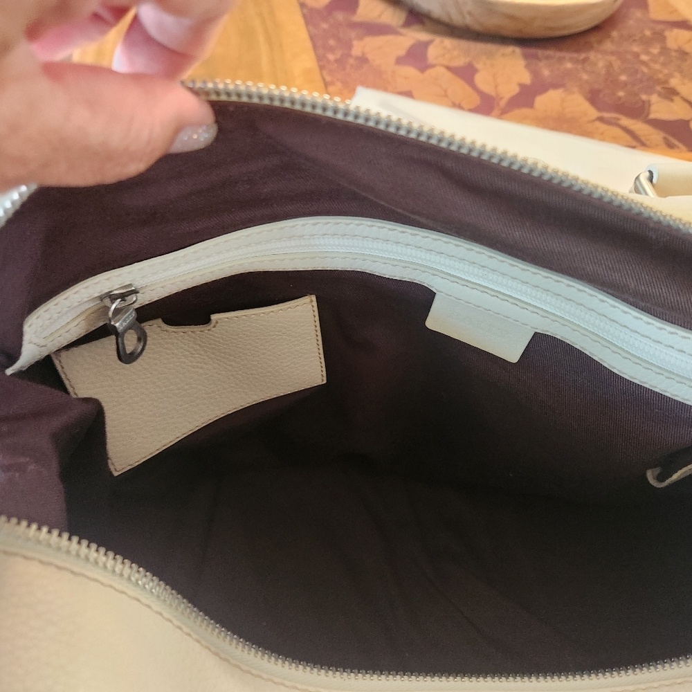 Bally White Leather Travel Duffel Bag - Picture 12 of 14
